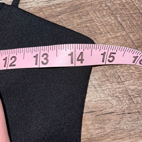 Windsor Womens Crisscross Back Lined Mini Fit‎ & Flare Dress Black Size Small - Picture 8 of 10